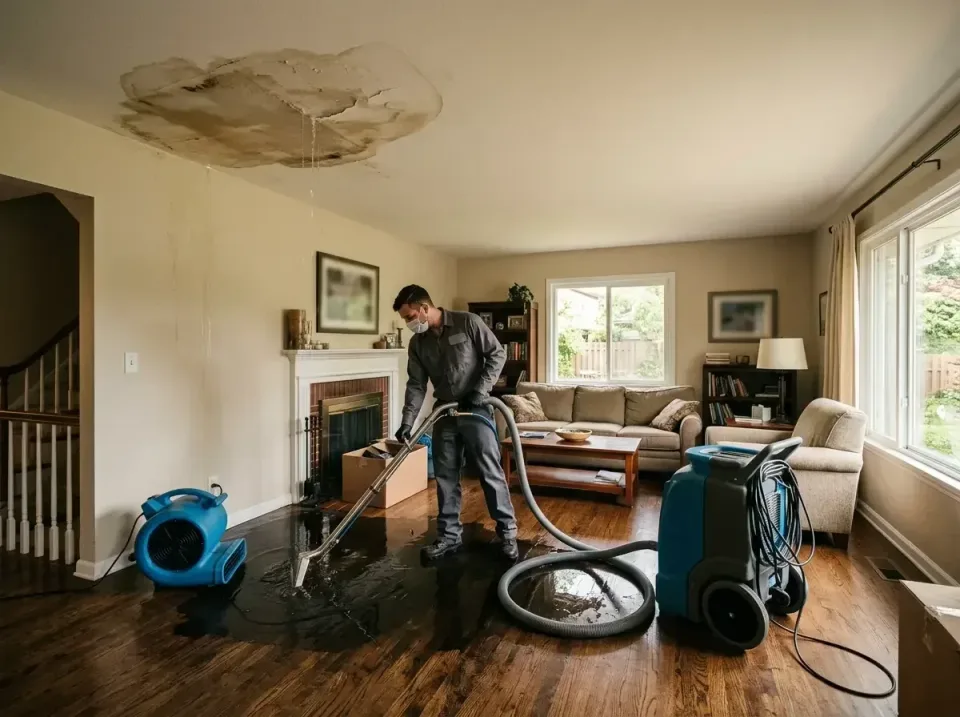 attic-pipe-burst-ceiling-drip-008 — frequently asked questions, Water Damage Restoration & Carpet Care in Sherwood, AR